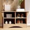 Flash Furniture Paisley 31.5in. Wide Hall Tree w/Bench, 3 Single Storage Hooks, and 4 Lower Storage Cubbies NAN-FY-HY-HT06-WTHWD-GG - alternate 8